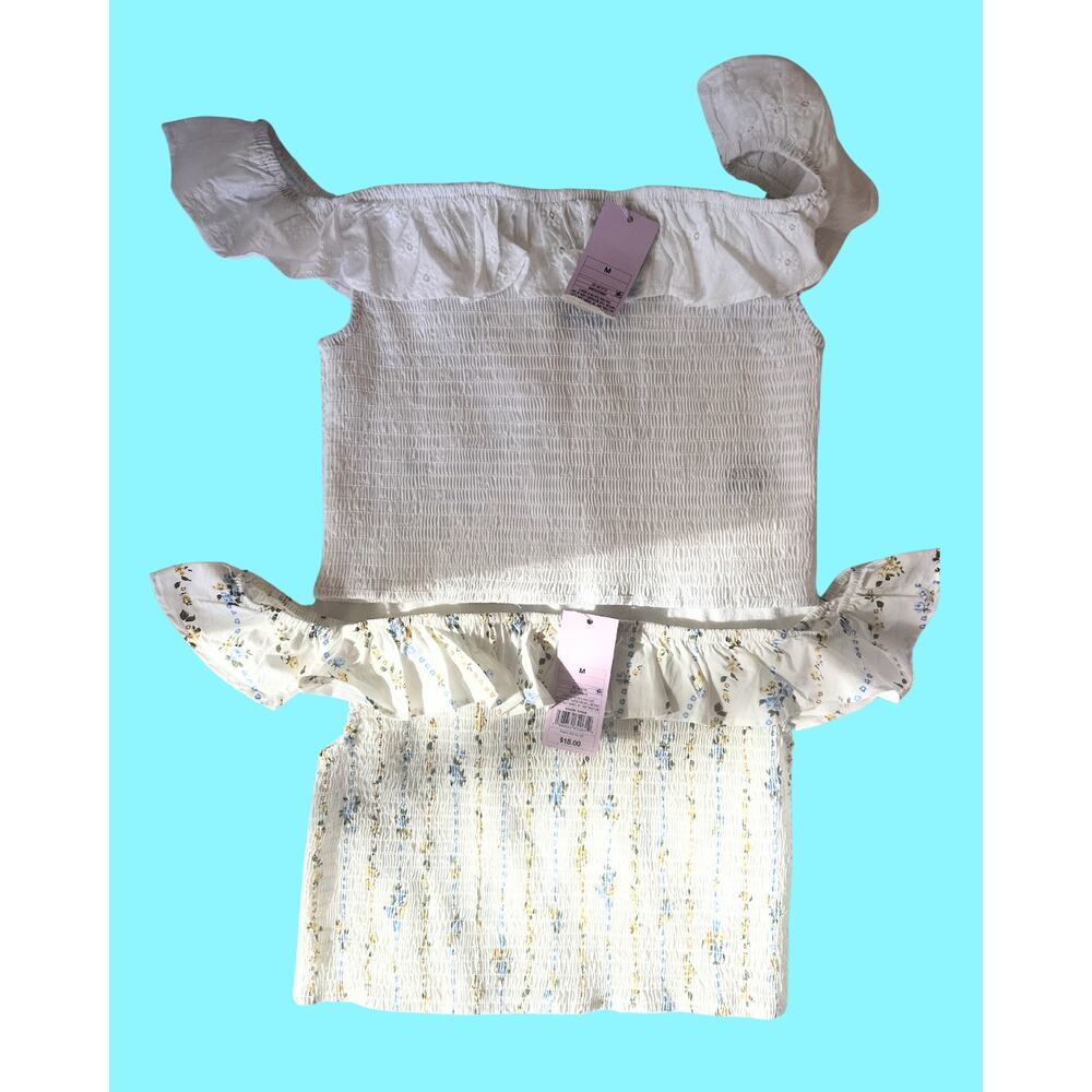 NWT Off The Shoulder Set (2 shirts) - Size Medium